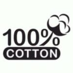 100% cotton logo